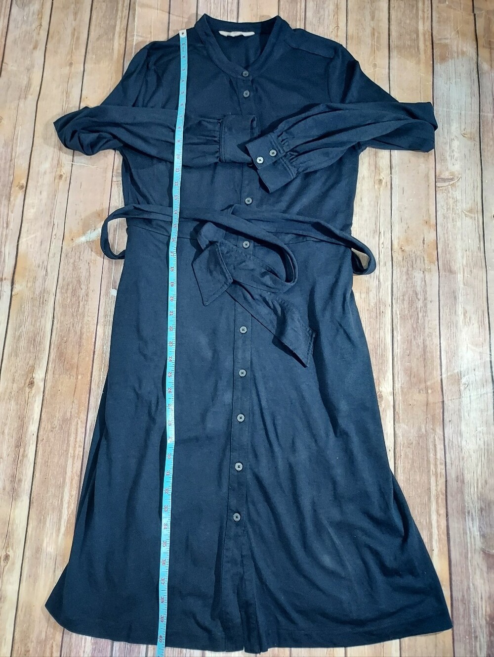 Boden Navy Julia Shirt Dress with Tie Waist 8 - Picture 13 of 14